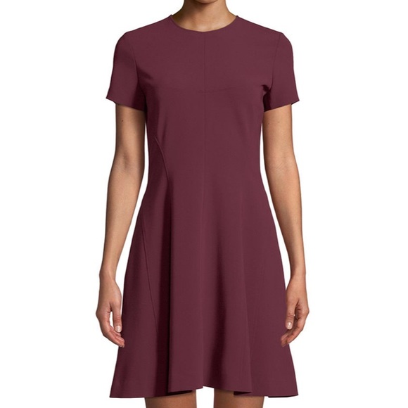 theory modern seamed shift dress